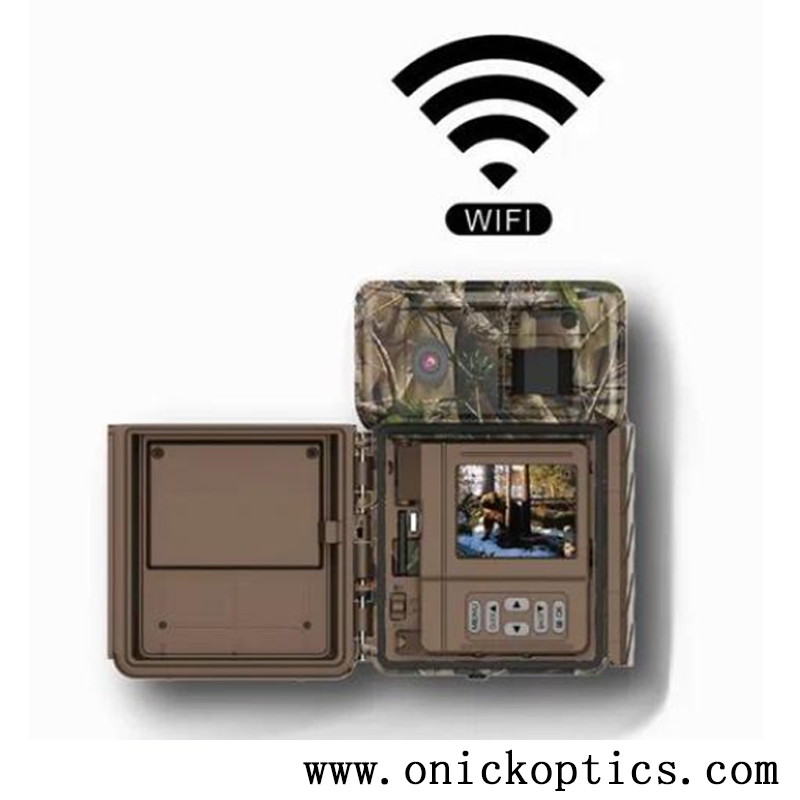 Outdoor WiFi 4K Wildlife Camera New Infrared Trail Trap Camera for Night Vision IP66 Wireless Hunting Camera