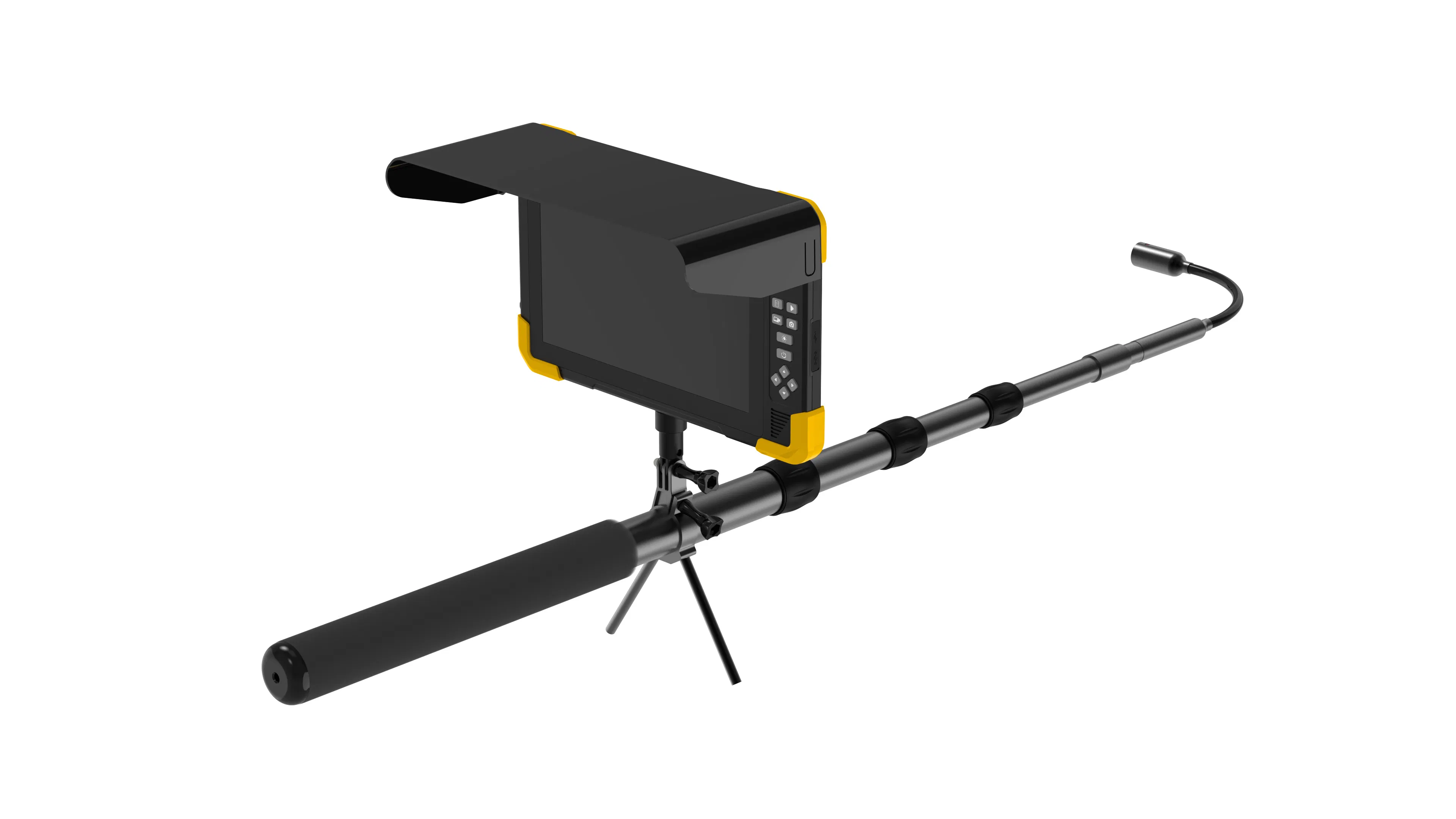 8 Meter Wireless Telescopic Pole Carbon Fiber Inpsection Camera System for High Wall, Bridge, Roof Checking