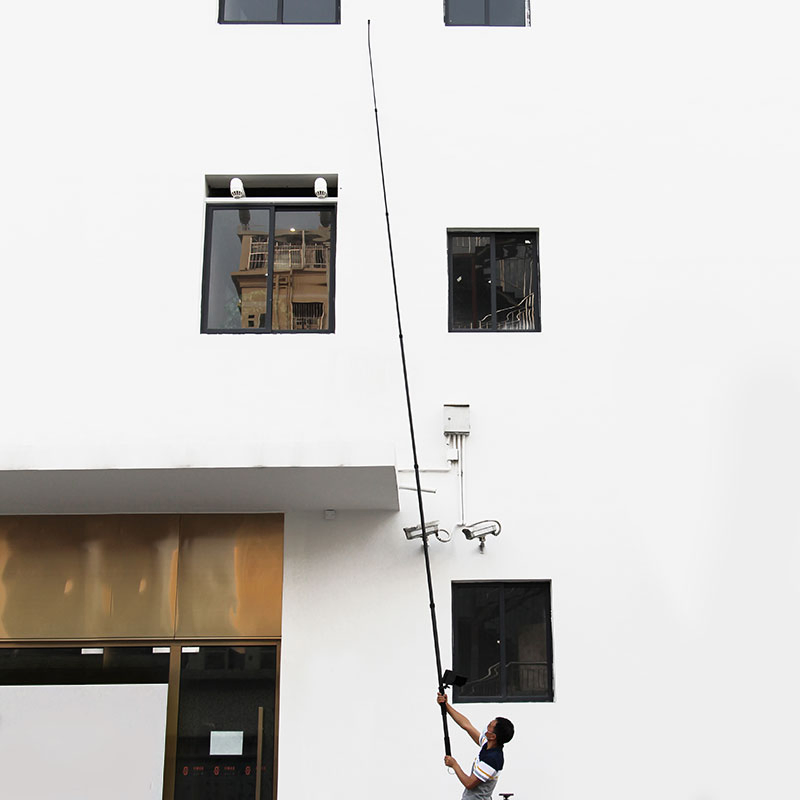 10 Meter Long Telescopic Pole Video Inspection Camera System for High Buliding, Ceiling Roof, Bridge Checking