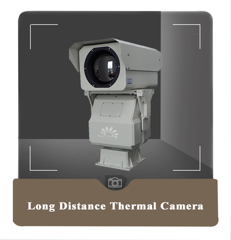10km Thermal IP Camera Long Range Thermal Camera 360 Degree Pan-Tilt