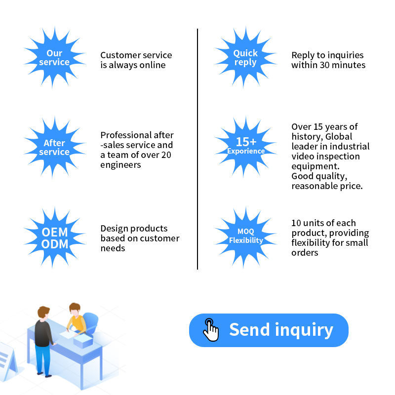 Customizable Camera 7 Inch Handheld Monitor Dual 360 Degree Rotate Camera