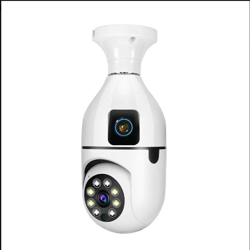 360-Degree Panoramic CCTV Fisheye Bulb WiFi Home Security IP Camera