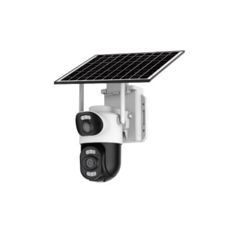 Solar IP Camera Home Security WiFi Solar PTZ Camera Rechargeable Outdoor