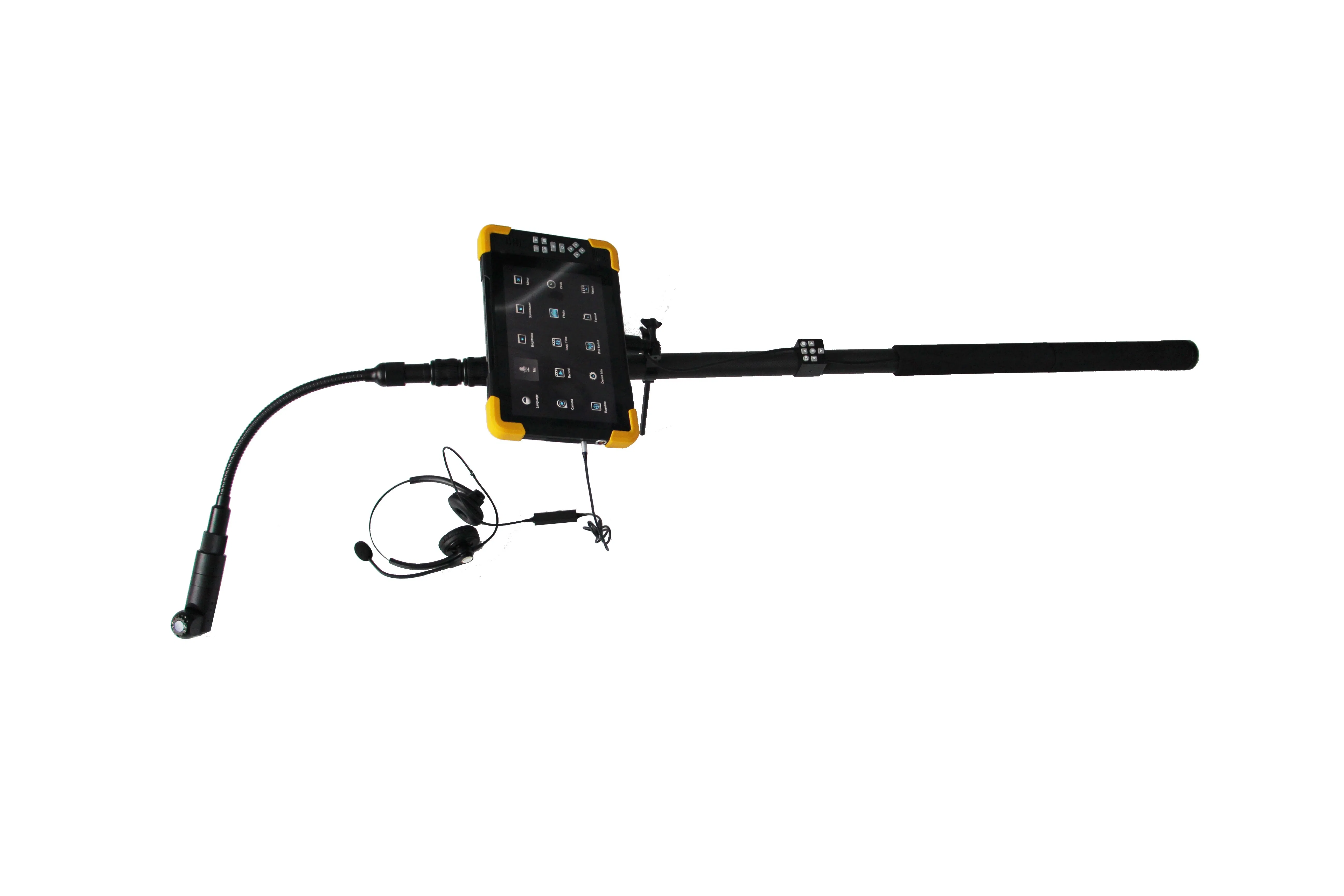 8 Meter Wireless Telescopic Pole Carbon Fiber Inpsection Camera System for High Wall, Bridge, Roof Checking