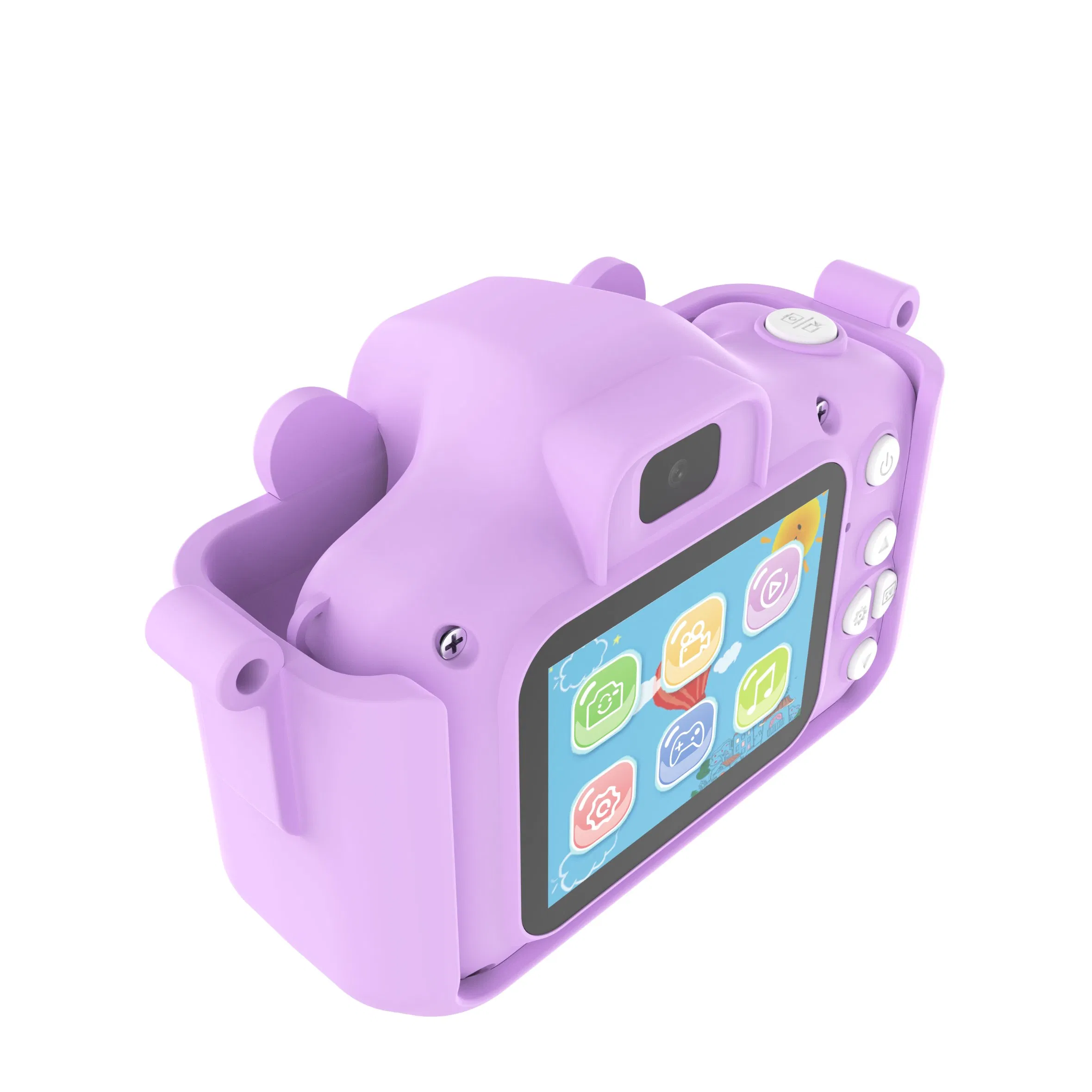 Lightweight Cartoon Toy Digital Camera for Kids with 3-Layer Optical Lens