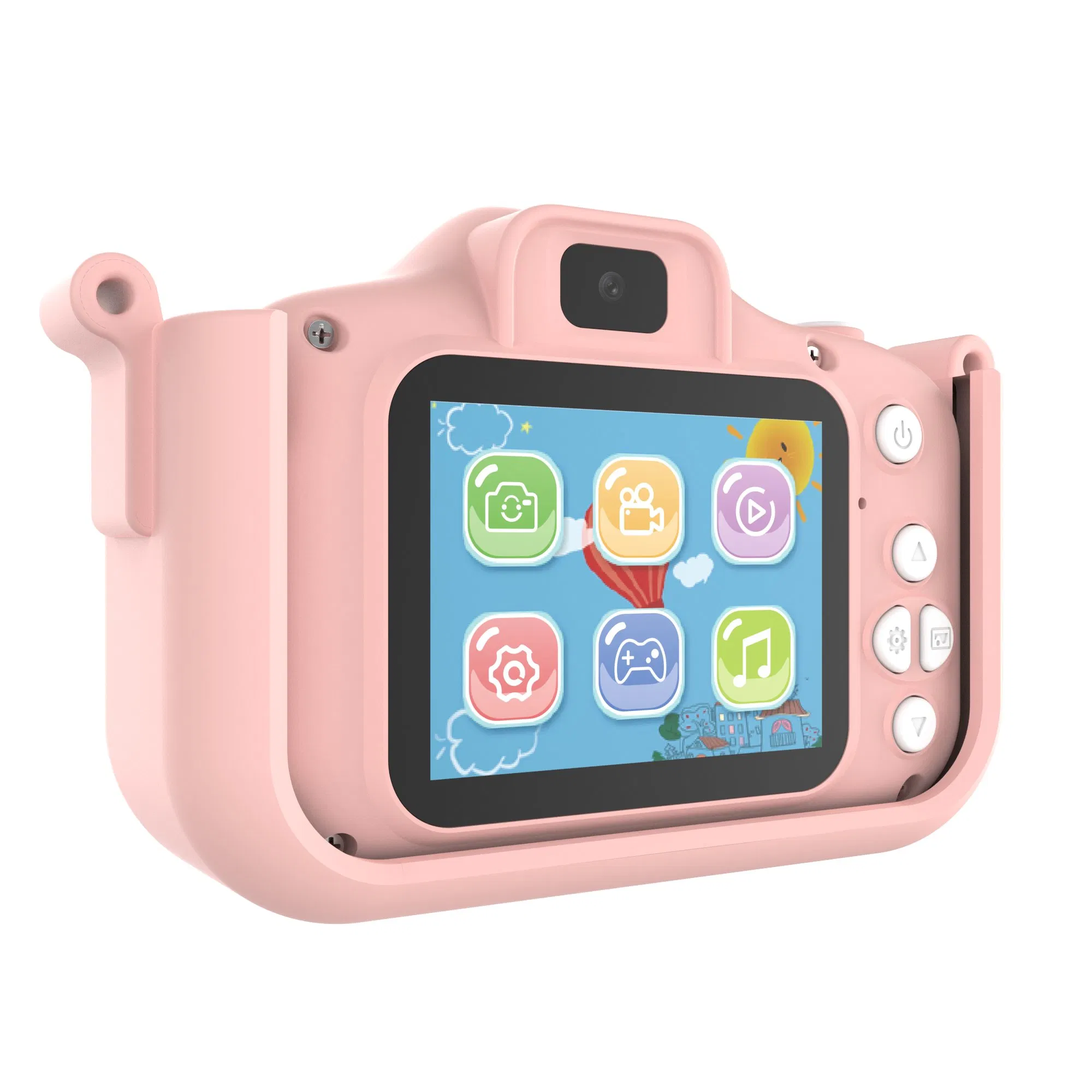 Lightweight Fun Child Toys Waterproof Compact Colorful Digital Kids Camera: Rechargeable with 2.0 Inches HD IPS Screen for Gift