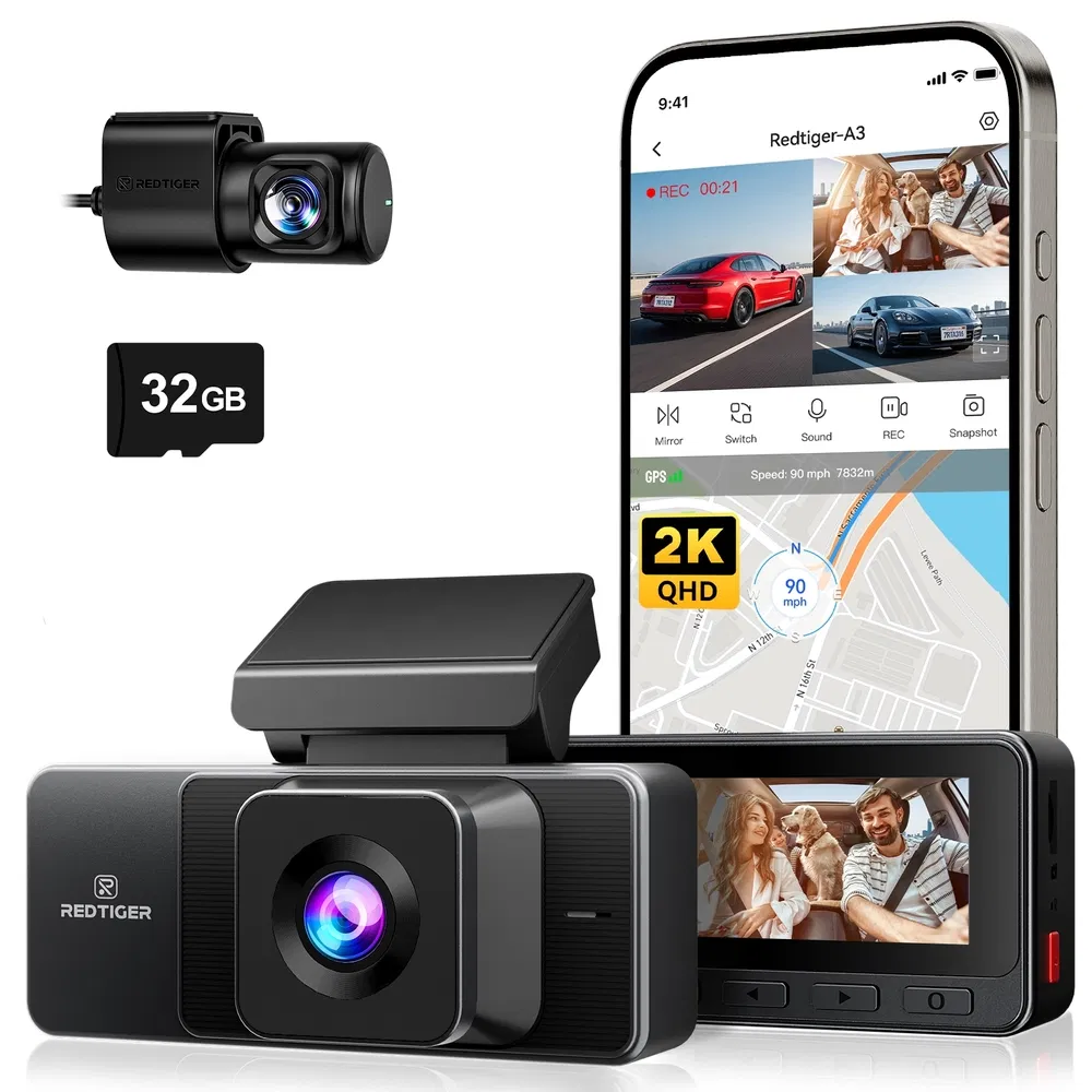 Redtiger Dealer A3 Night Vision Car Dash Camera Driving Recorder Car Black Box