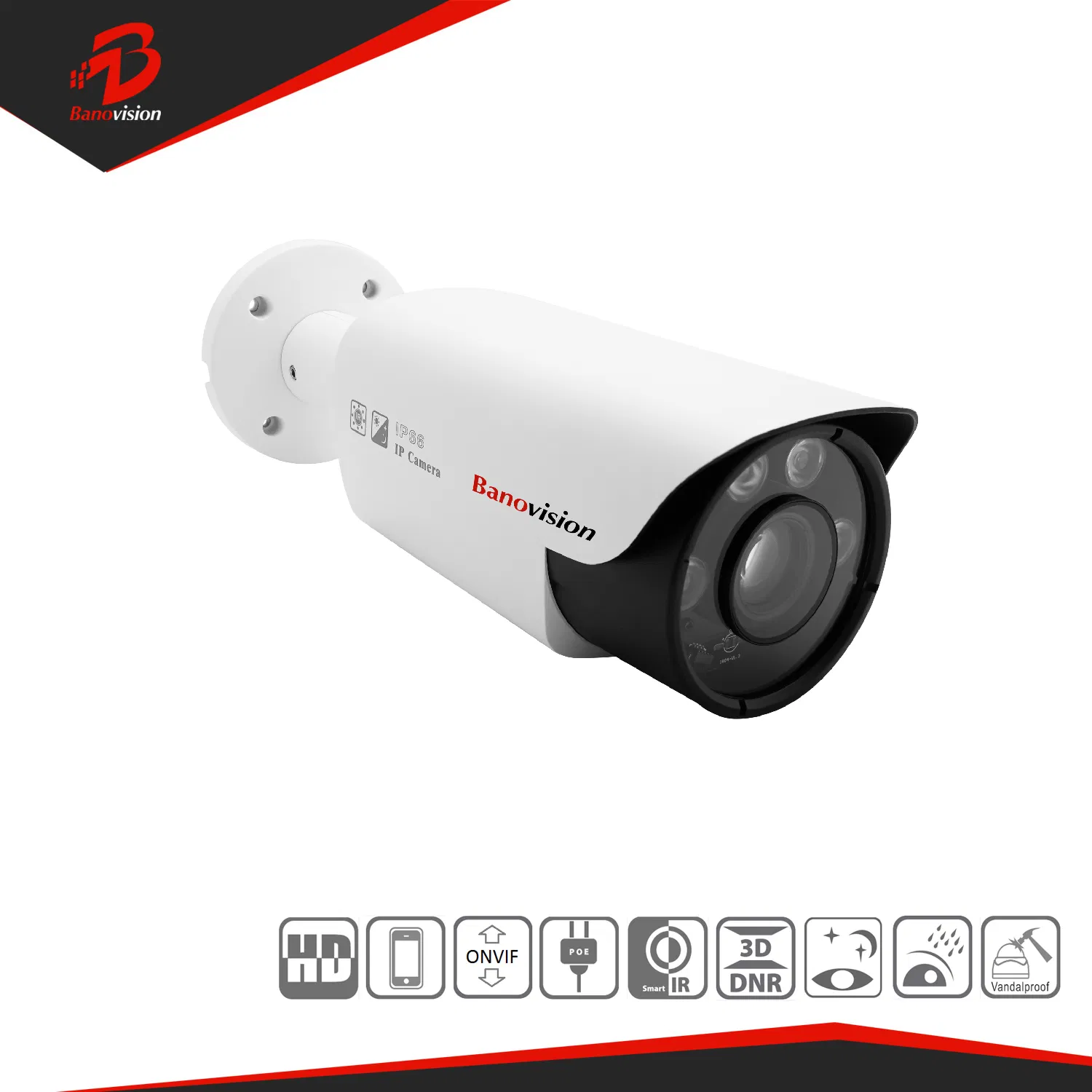 4K Security Surveillance Network IP Bullet Waterproof CCTV 8MP Camera