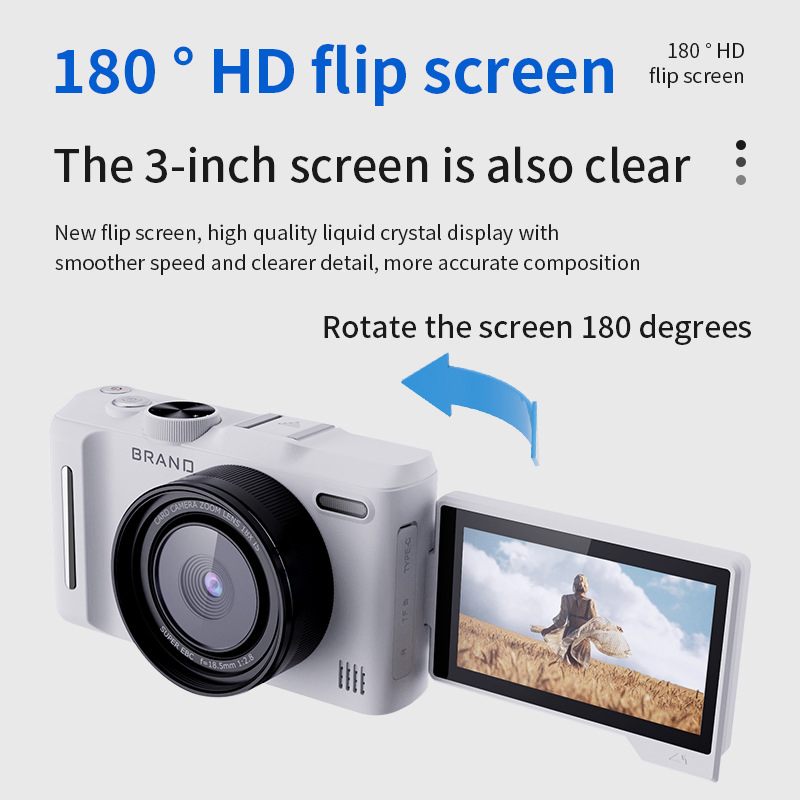 Digital Camera Cameras for Photography Point and Shoot Digital Camera with Auto Focus