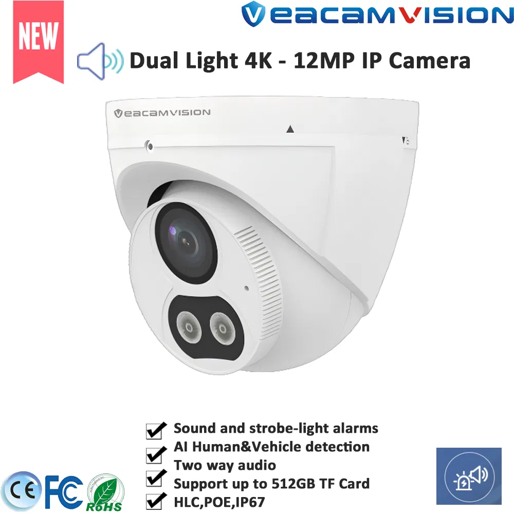 OEM Wholesale 4K 8MP Smart IR Small Mini Dome Camera Network IP Hikvision NVR Security System Hidden Home Surveillance Drone Digital Video SD Card CCTV Camera