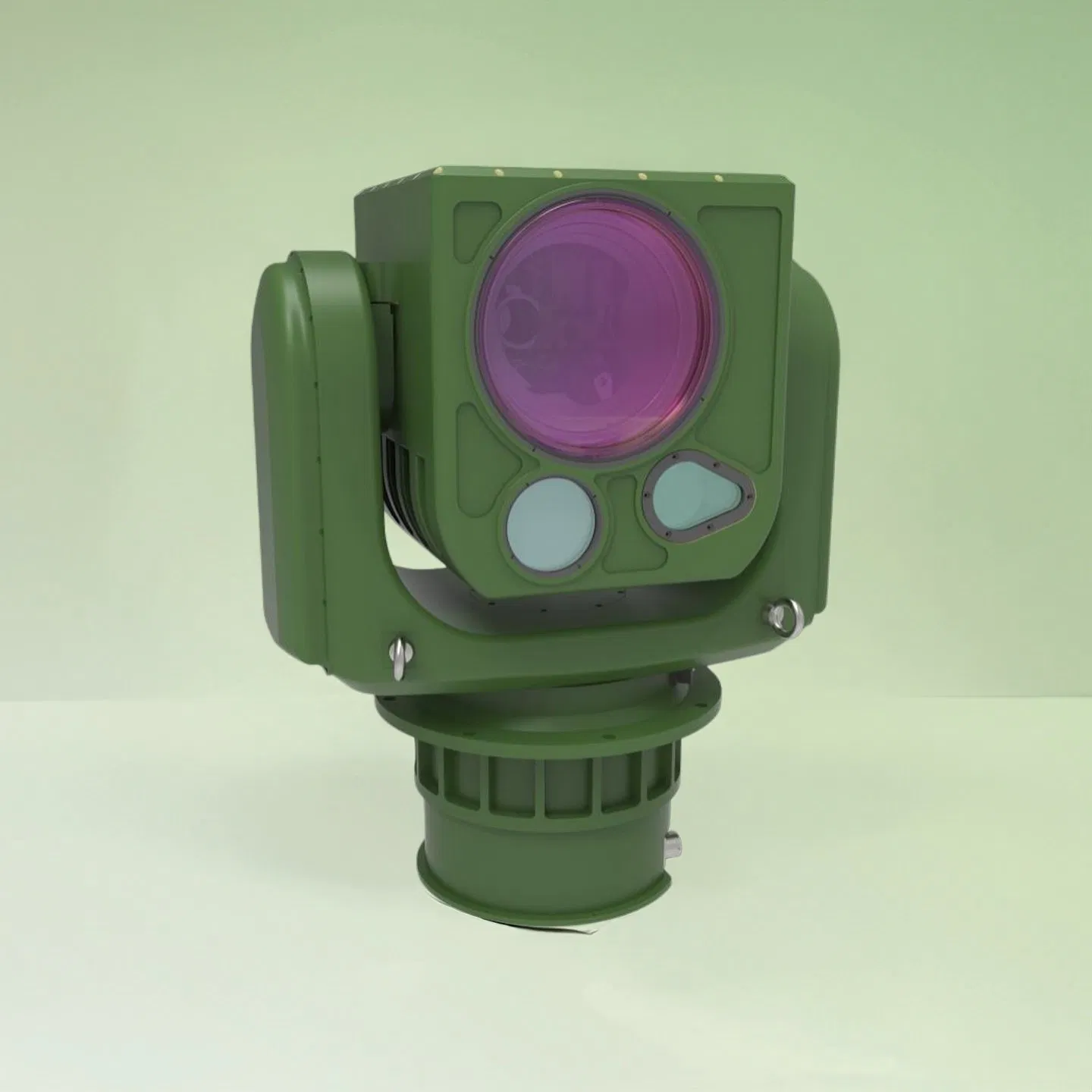 3km 5km 11km 15km Long Range Security Auto Tracking HD Anti Drone Surveillance Turret with Ai Recognitionl Electro Optical IP PTZ Cooled Thermal Imaging Camera