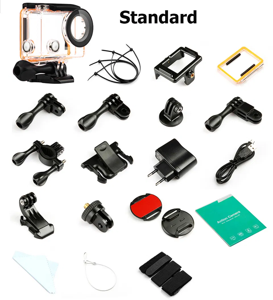 H2r Action 4K HD Waterproof Video Hidden Sport Cam Action Digital Camera