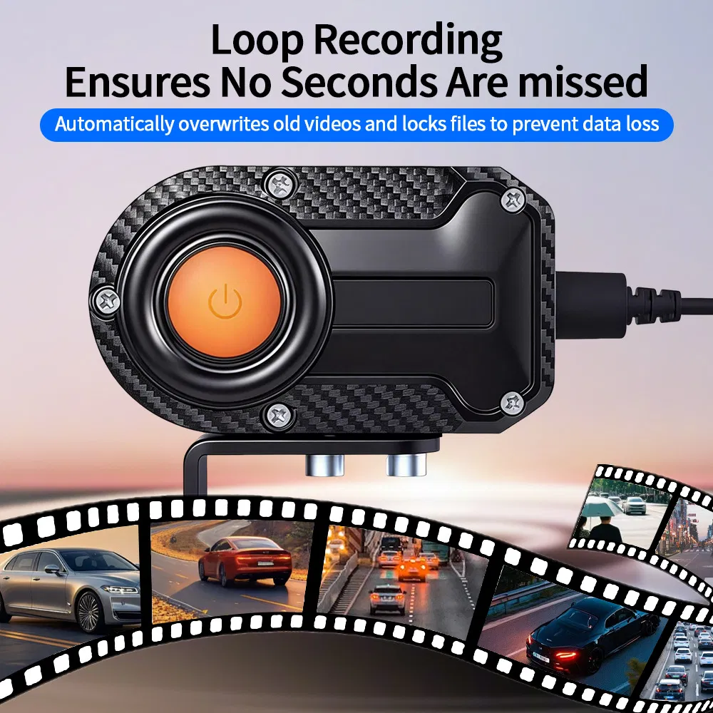 Advanced Waterproof Electric Car Dash Camera with 2K Video Quality