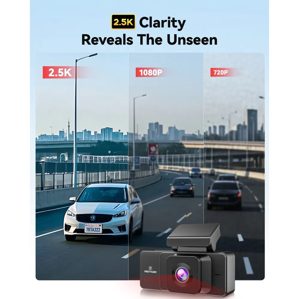 Redtiger Dealer A3 Night Vision Car Dash Camera Driving Recorder Car Black Box