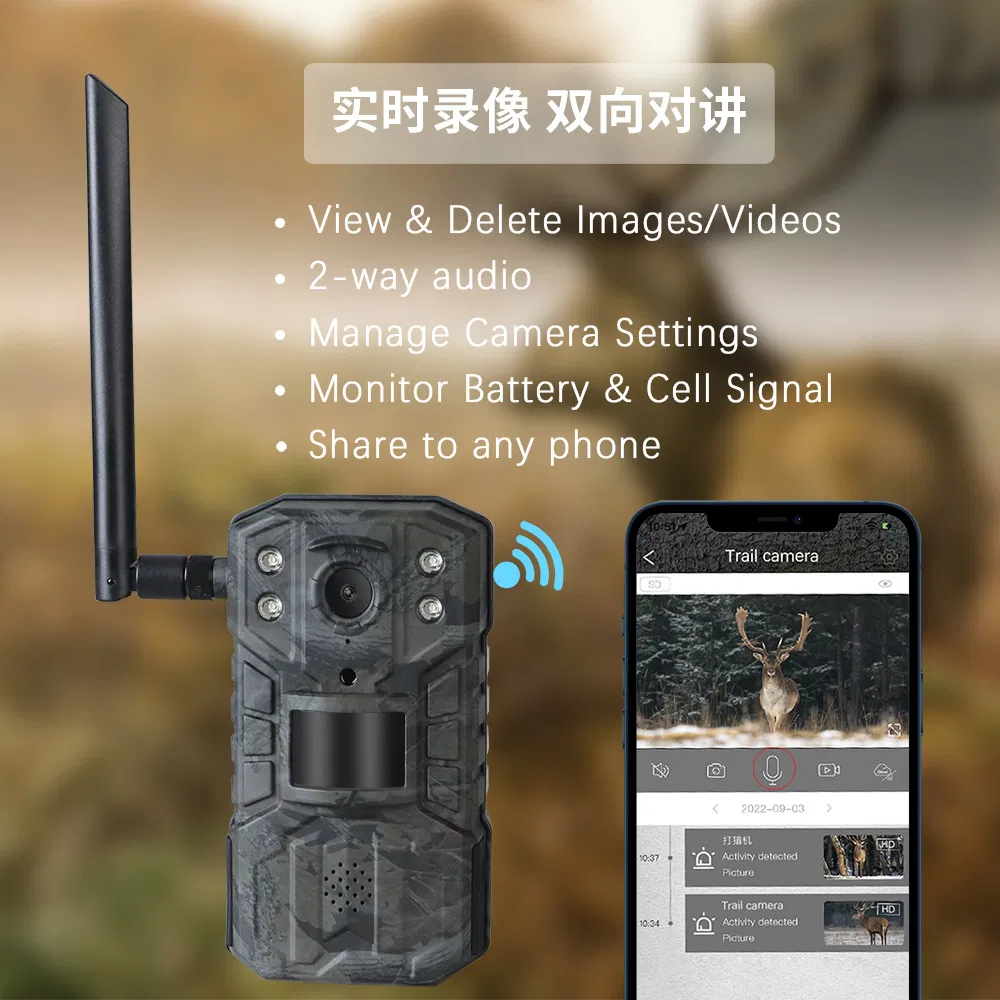 4G Hunting Camera Wildlife H2 Trail Hunting Camera Waterproof 4K Hunting Camera Outdoor with Night Vision Wholesale