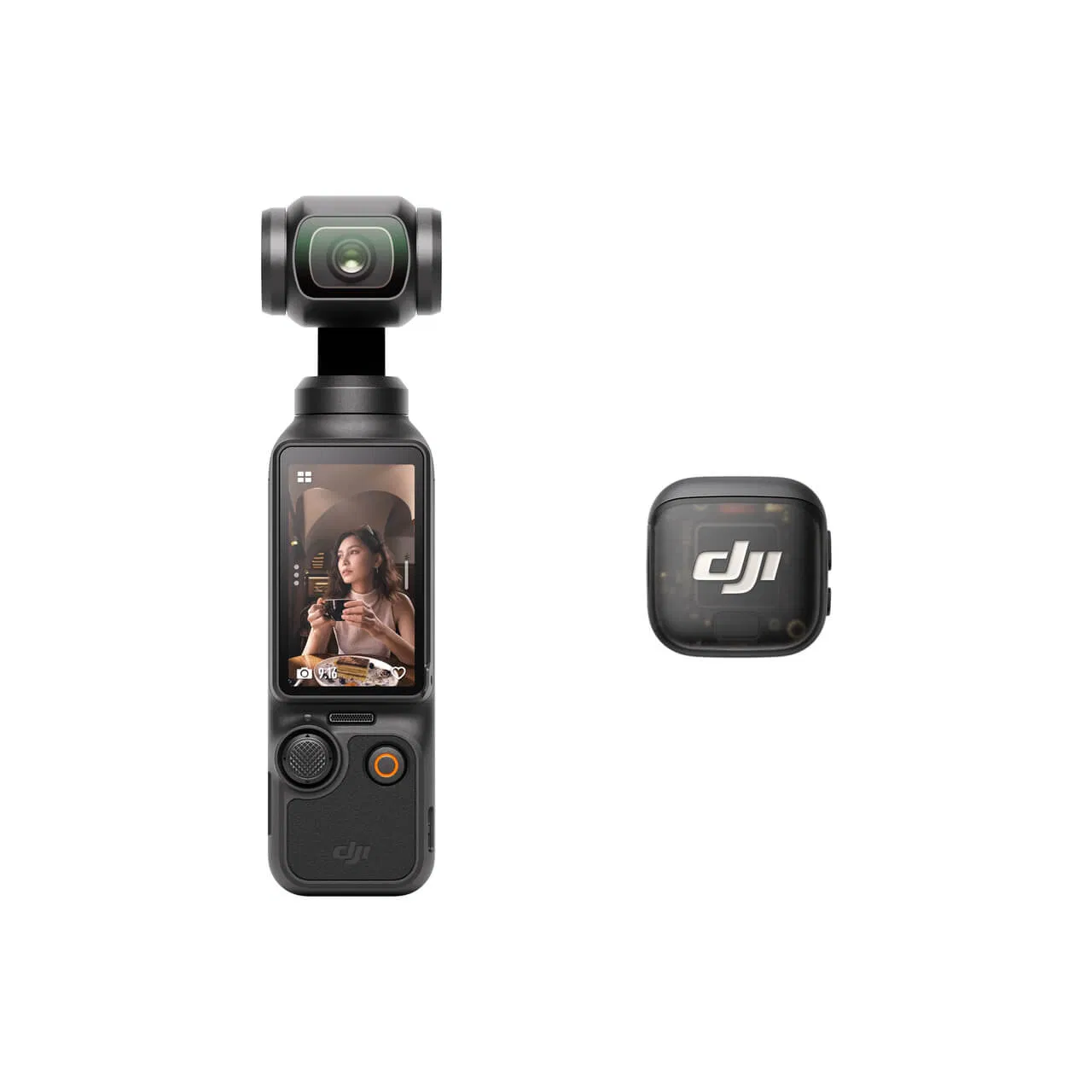 DJ Osmo Pocket 3 Vlog Combo 4K HD Action Camera for Vlogging Video Recording Waterproof Wide Angle Face Tracking CMOS Sensor Camera (DJ Mic 3 Transmitter)