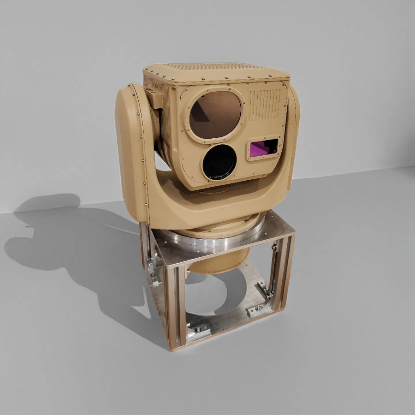 Security 3-12km Long Range Stabilization Vehicular Positioning HD Surveillance Photoelectric Anti Drone with Auto Tracking IP PTZ Cooled Thermal Imaging Camera