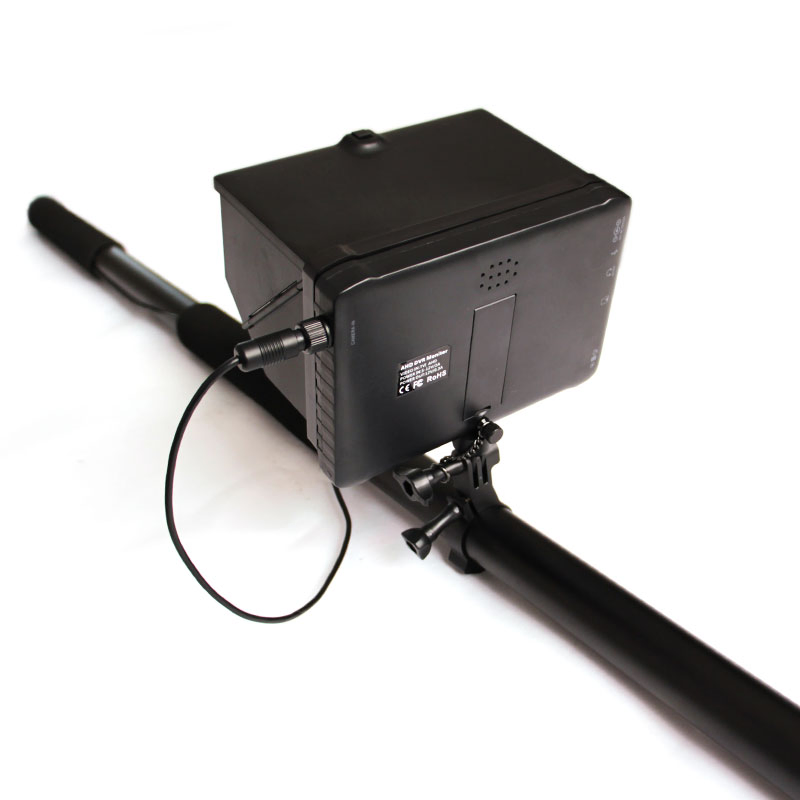 Customized 8-10meter Telescopic Pole HD Video Inspection Camera System for High Bridge, Building Wall Inspection