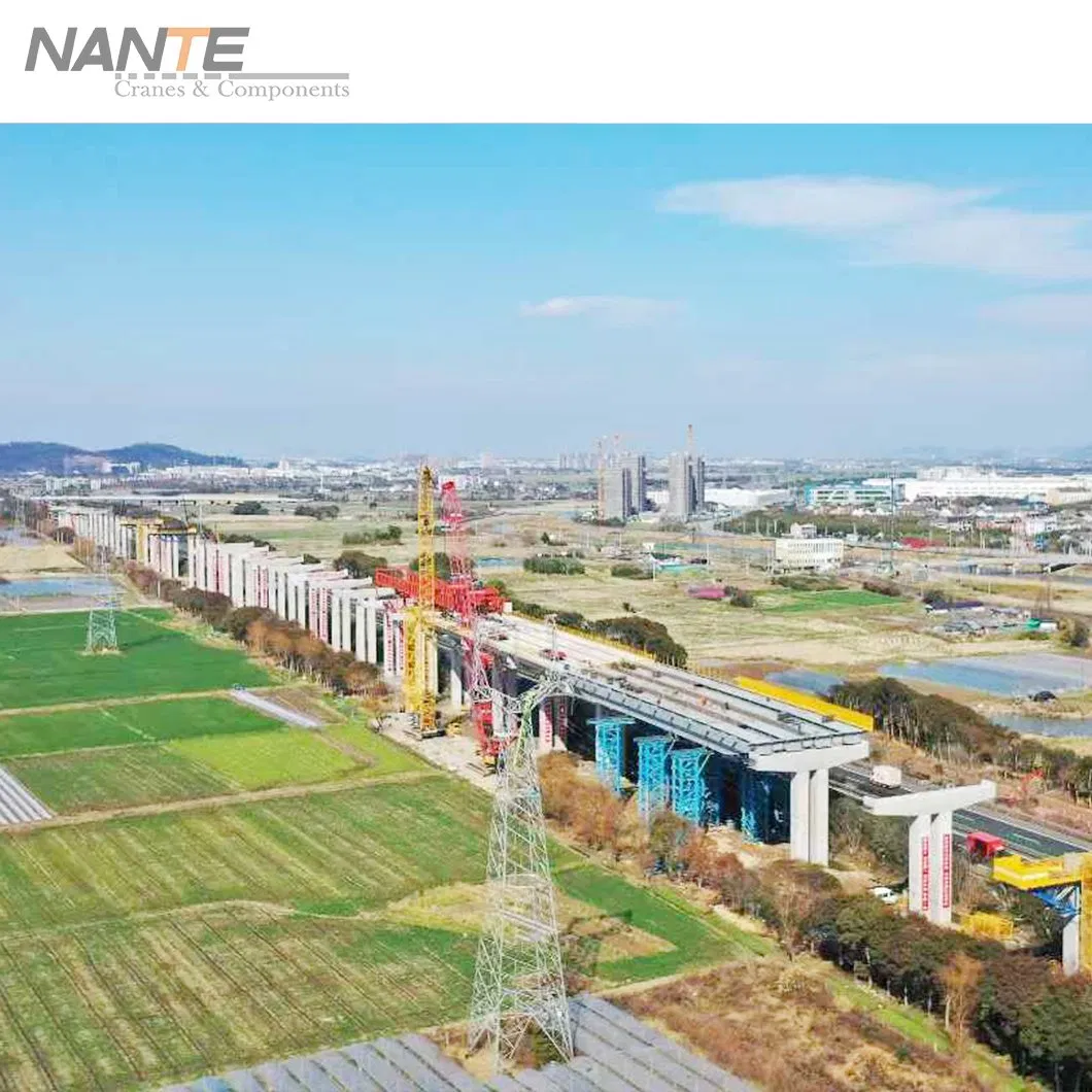 33m Span Truss Beam Single Girder Gantry Crane 90 Ton