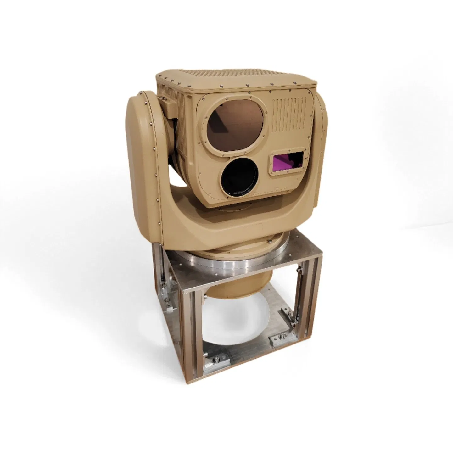 Security 3-12km Long Range Stabilization Vehicular Positioning HD Surveillance Photoelectric Anti Drone with Auto Tracking IP PTZ Cooled Thermal Imaging Camera