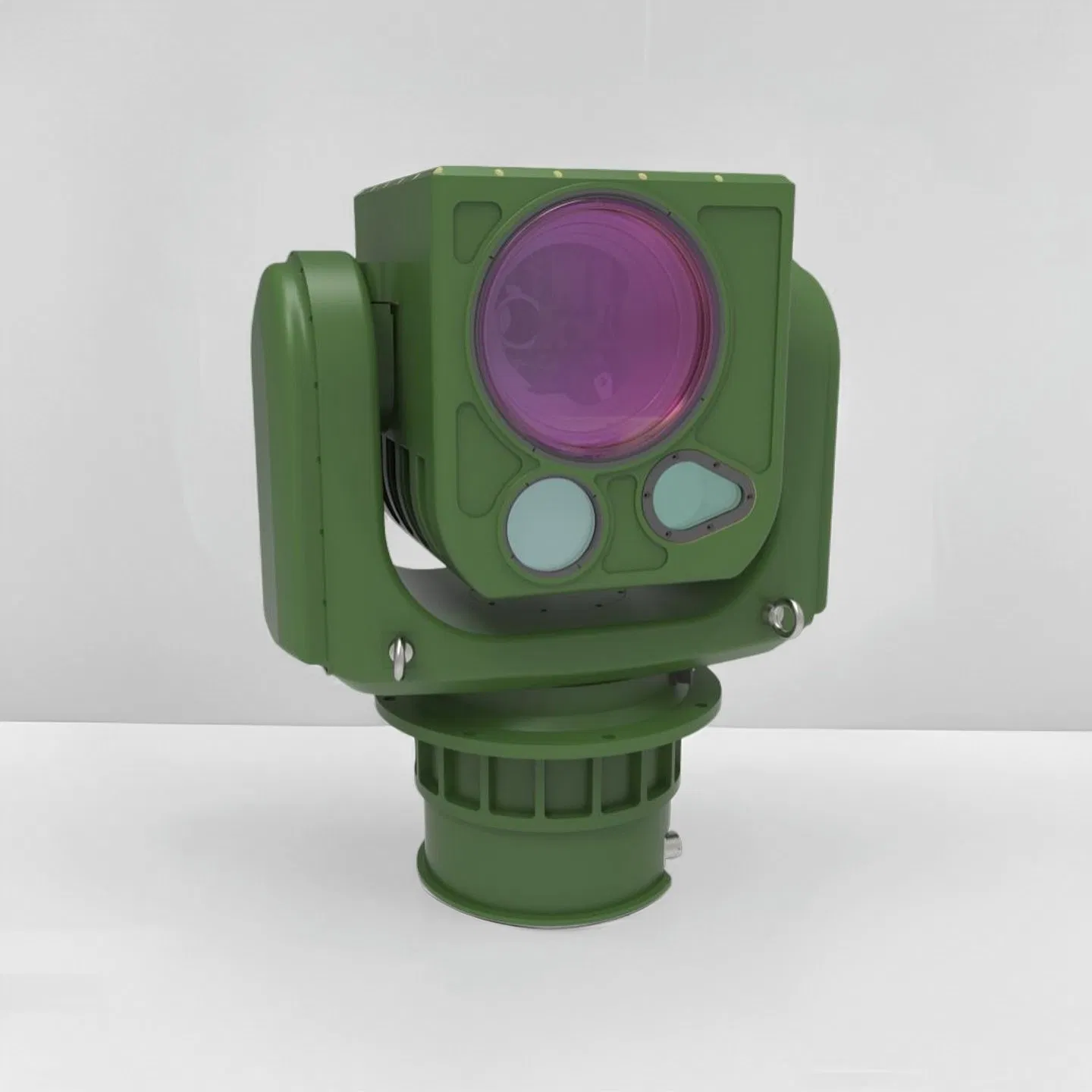 3km 5km 11km 15km Long Range Security Auto Tracking HD Anti Drone Surveillance Turret with Ai Recognitionl Electro Optical IP PTZ Cooled Thermal Imaging Camera