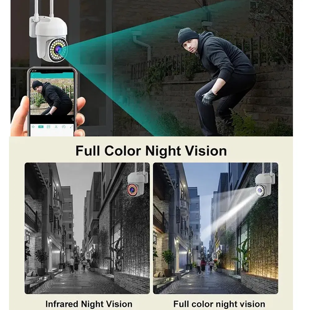 360 Degree PTZ CCTV Camera with Waterproof Housing CCTV Camera