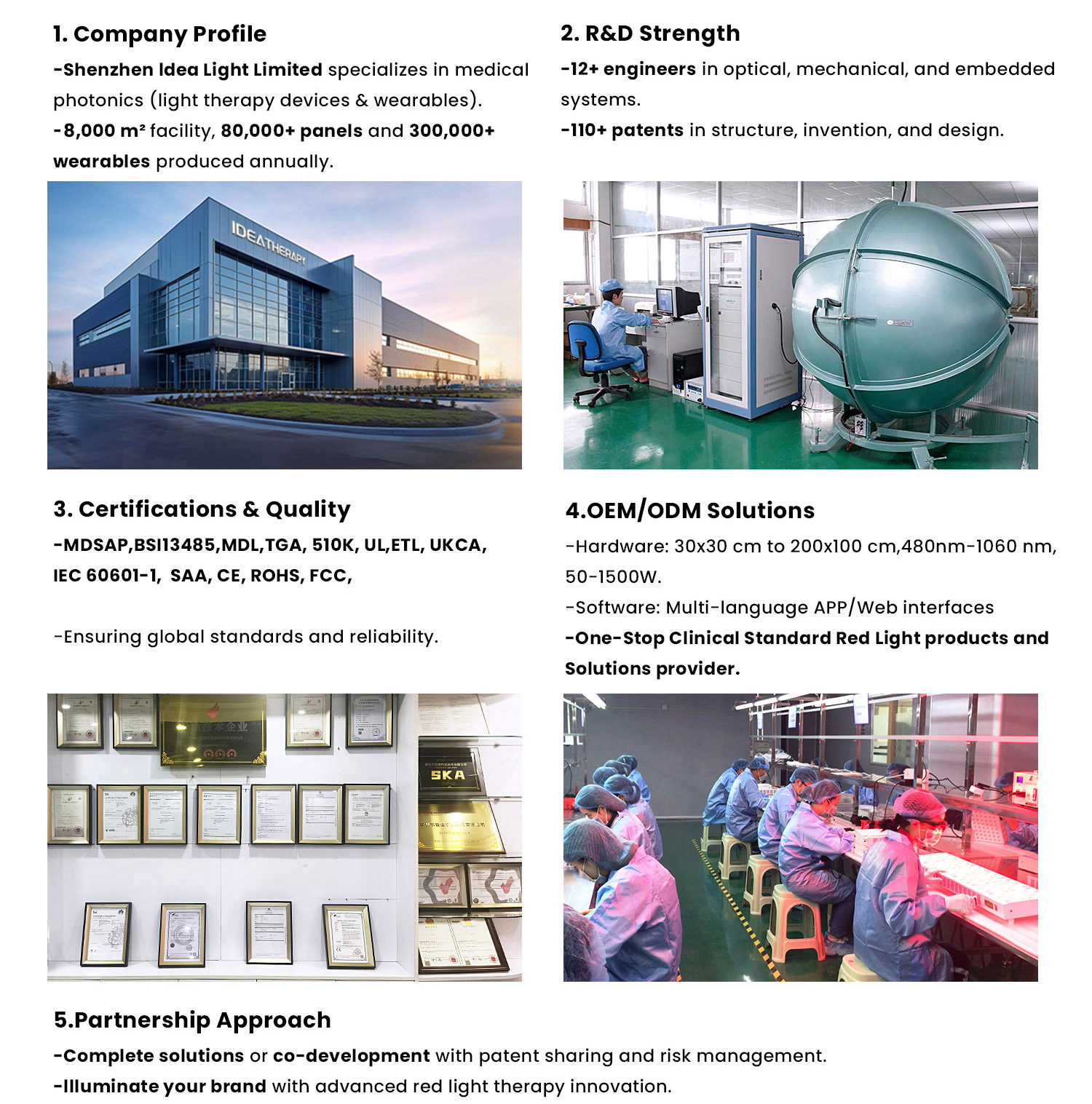 Factory Assembly and Quality Control Line