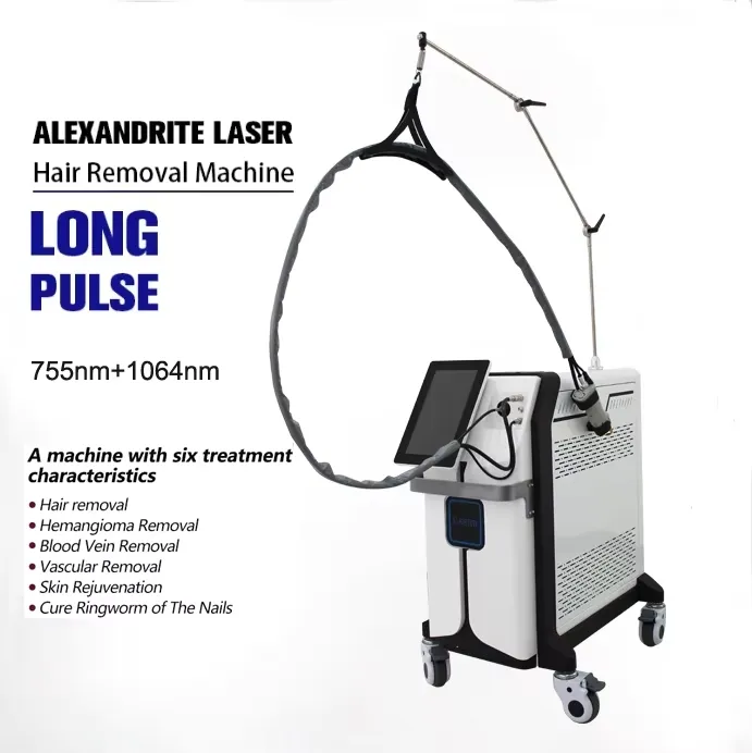 755nm Alexandrite Laser Hair Removal Machine Long Pulse Epilation Aesthetic Alexandrite