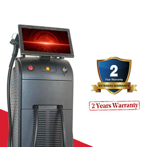 Quickly Painless 4 Wave Diode Laser Hair Removal Machine 3000W Touch Screen Multi-Wavelength Air/Water Cooling Commercial Use