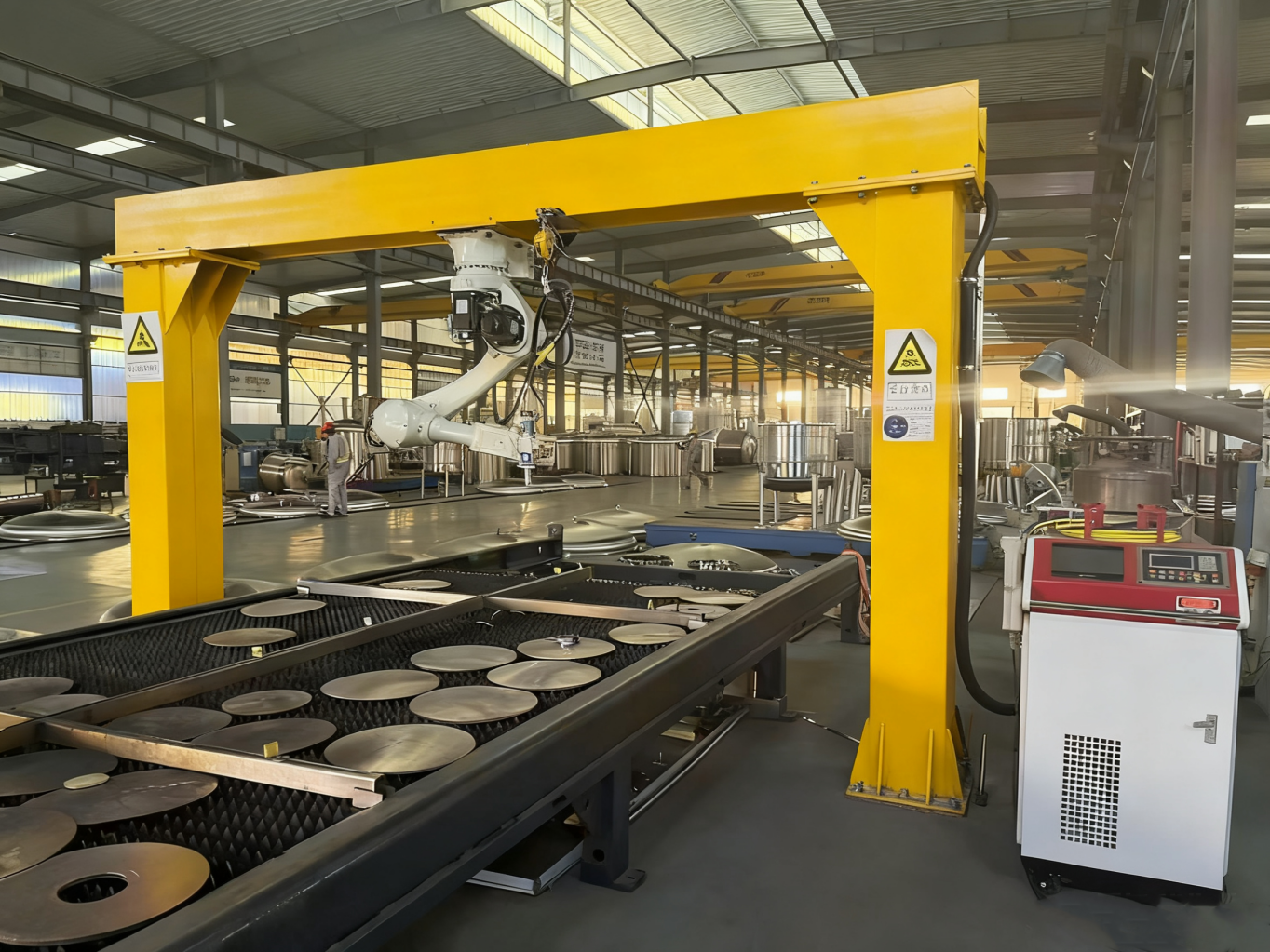 Fiber Laser Cutting Machine Angle View