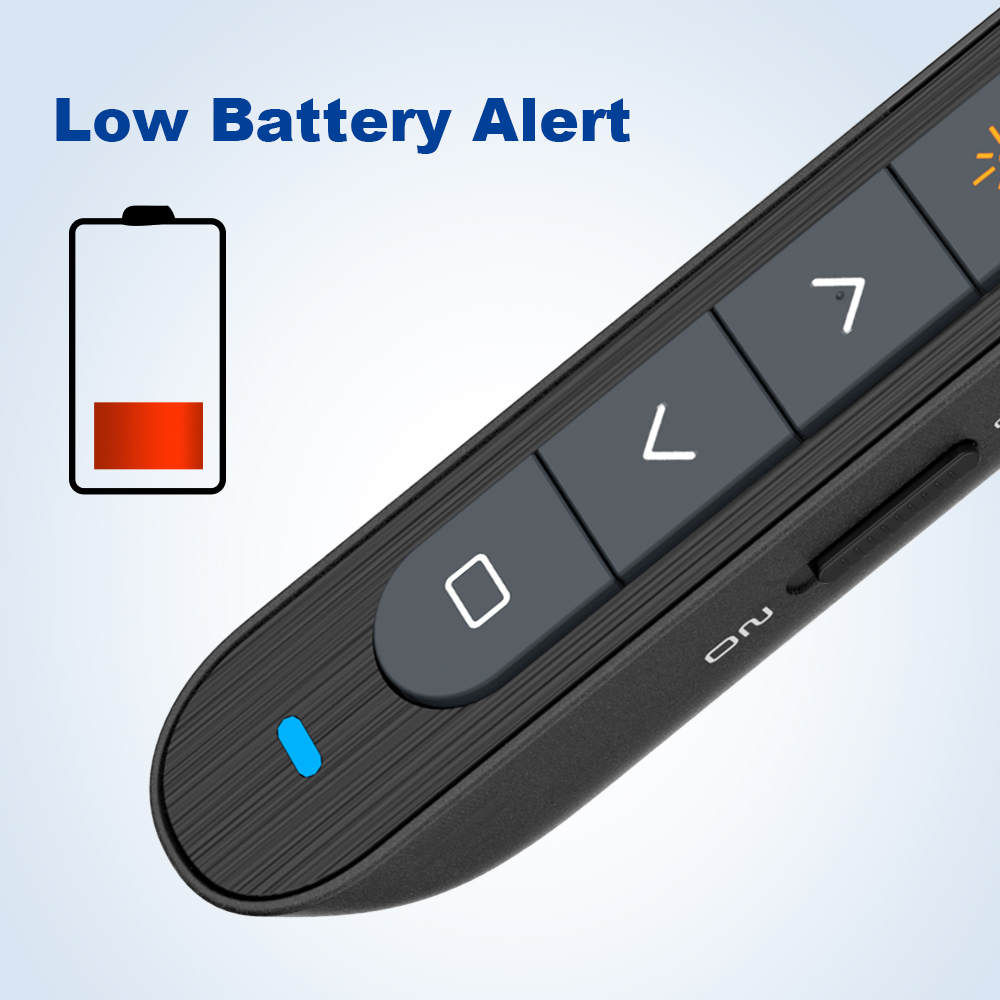 Low battery alert