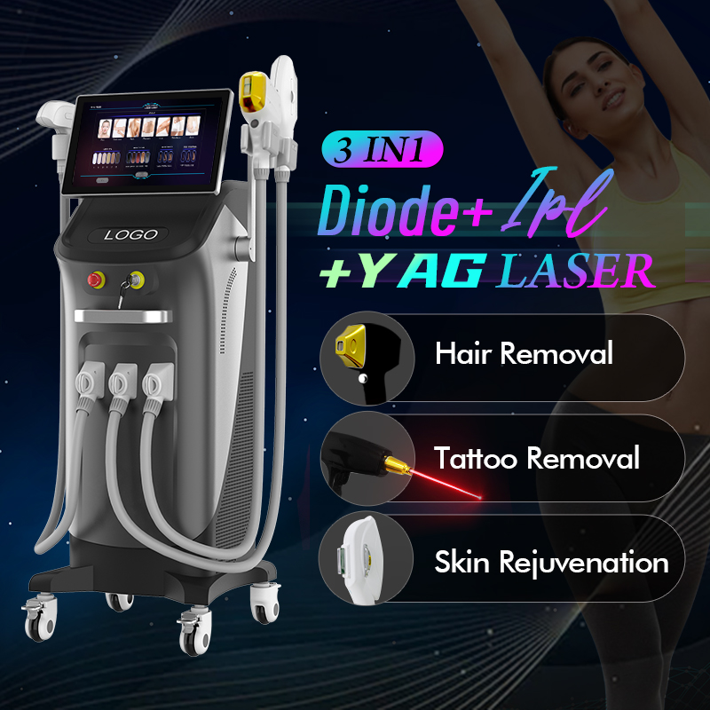 PlatForm Sales TOP ONE 3 In 1 TEC 4 WAVE 8 0 8 Nm DiodeD Laserings Hair Removal Machine