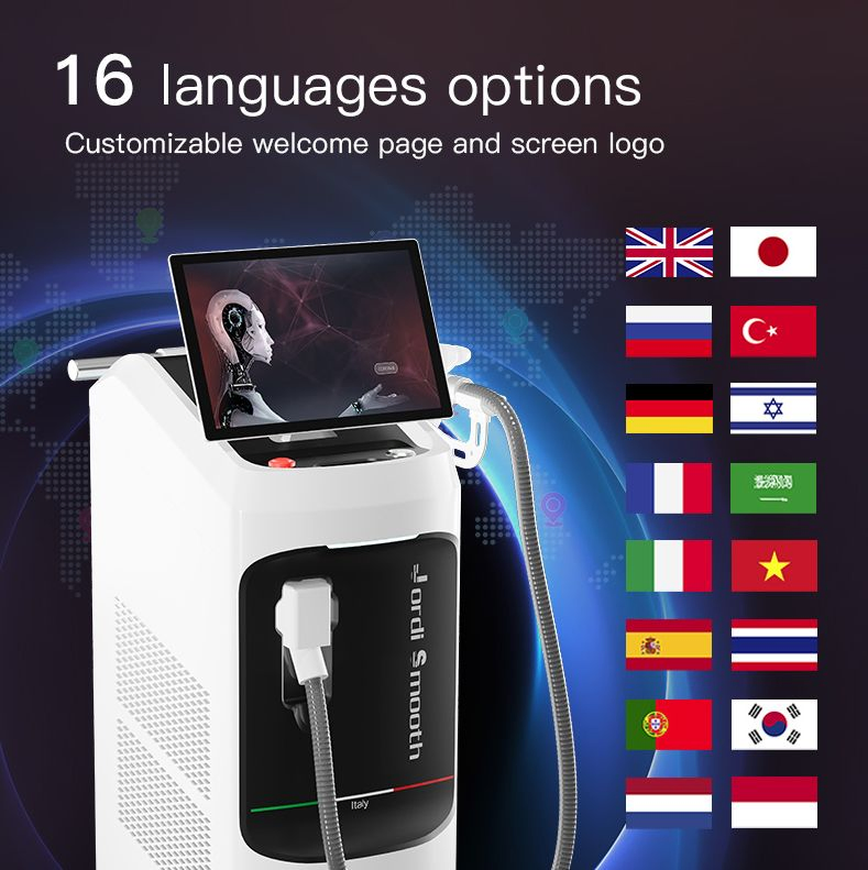 Professional Diode Laser Hair Removal System with 15.6" Touchscreen