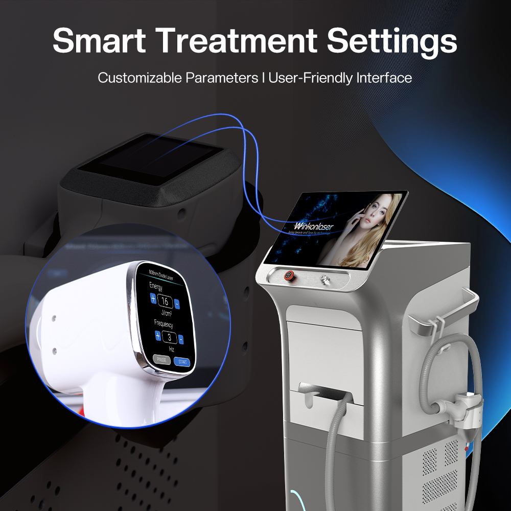 Ideal Diode Laser Hair Removal System for Spa and Salon Use Features Pain-Free Sapphire Cooling Technology