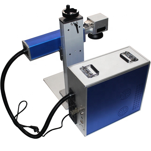 Max Raycus 30w 50w 60w100w High Speed Necklace Metal Jewelry Ring Fiber Laser Marking Machine
