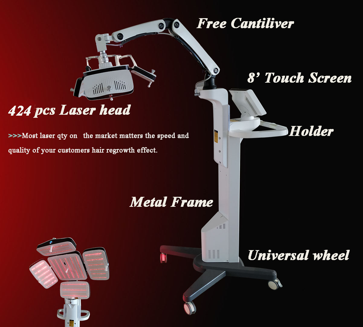 Laser device structure profile