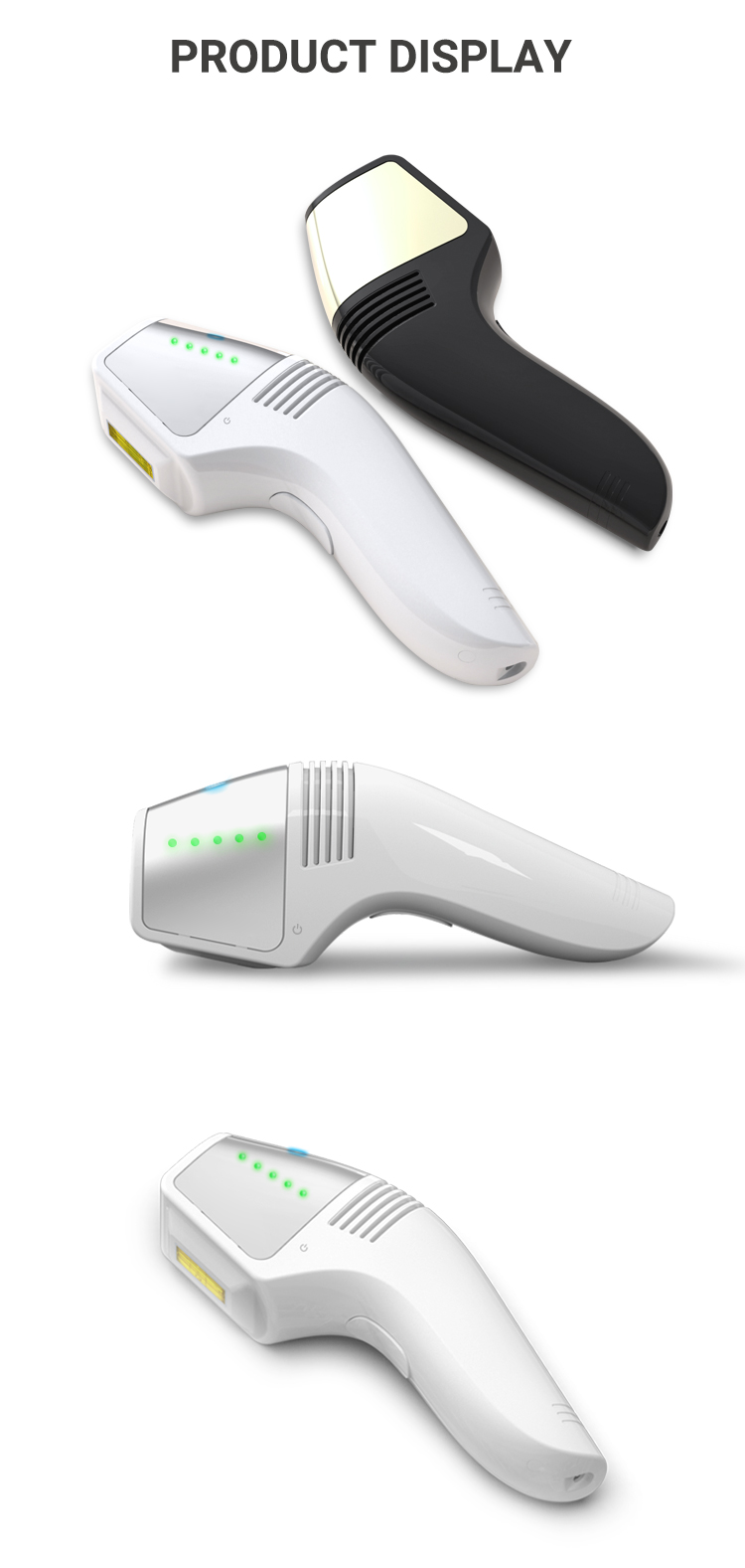 Laser hair removal device display 8