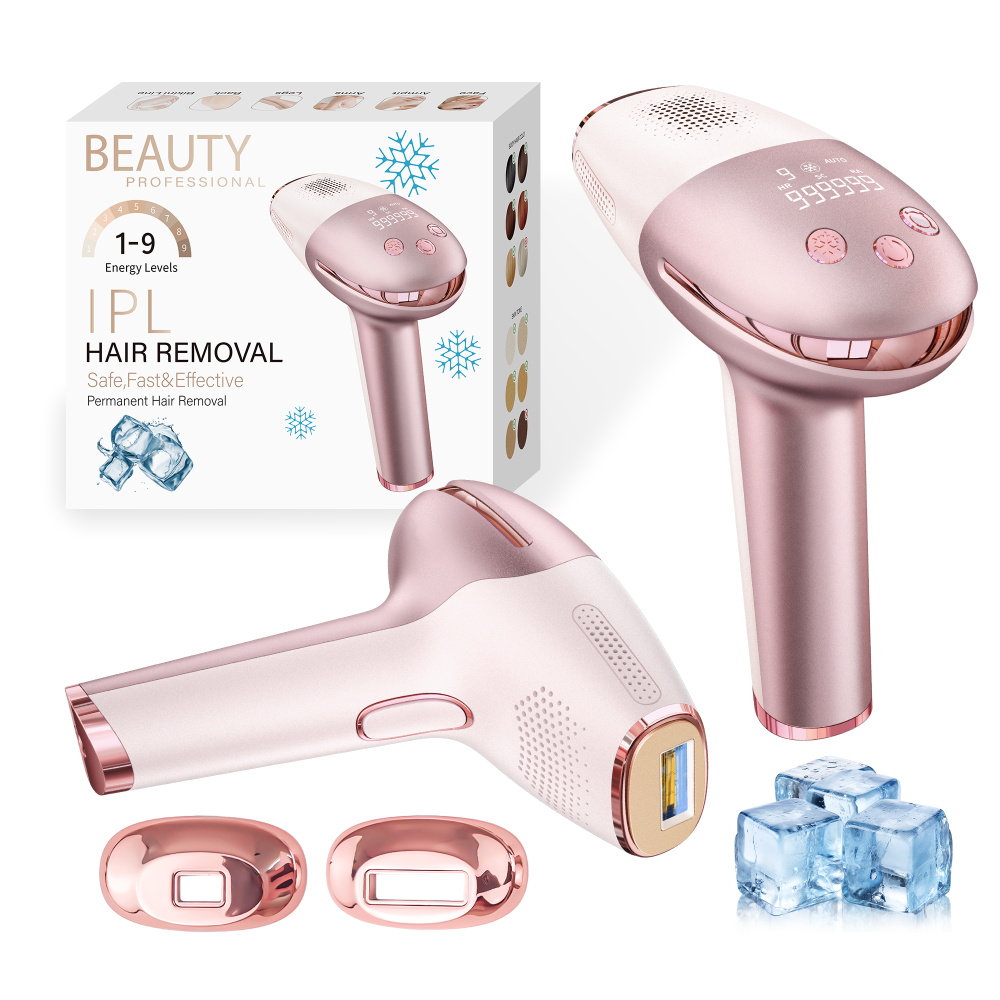 Sapphire Ice Cooling Depilator Portable Machine Painless Cordless Epilation Rechargeable Home Permanent IPL Laser Hair Removal