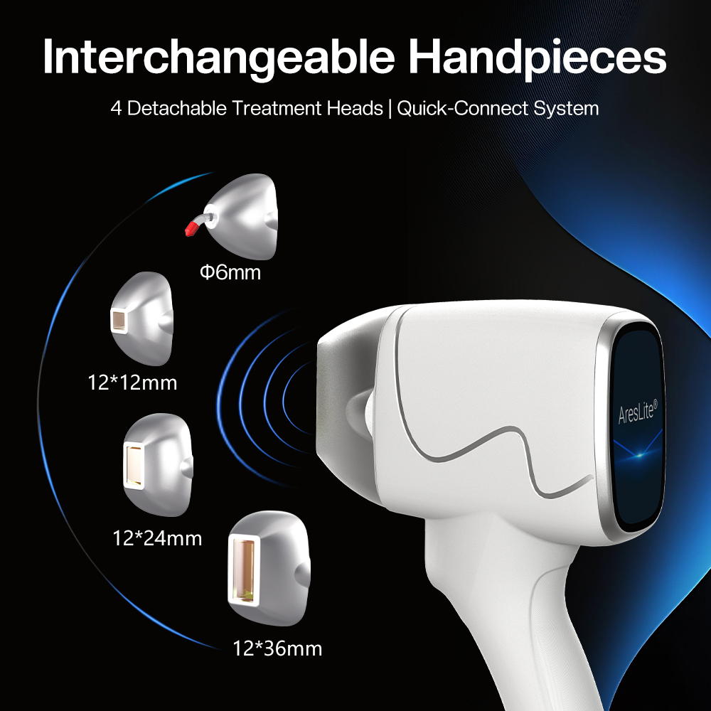Best Sale 3000W Exchangeable Spot Diode Laser Hair Removal Machine Ai Hair Analysis for Full Body Permanent Hair Removal