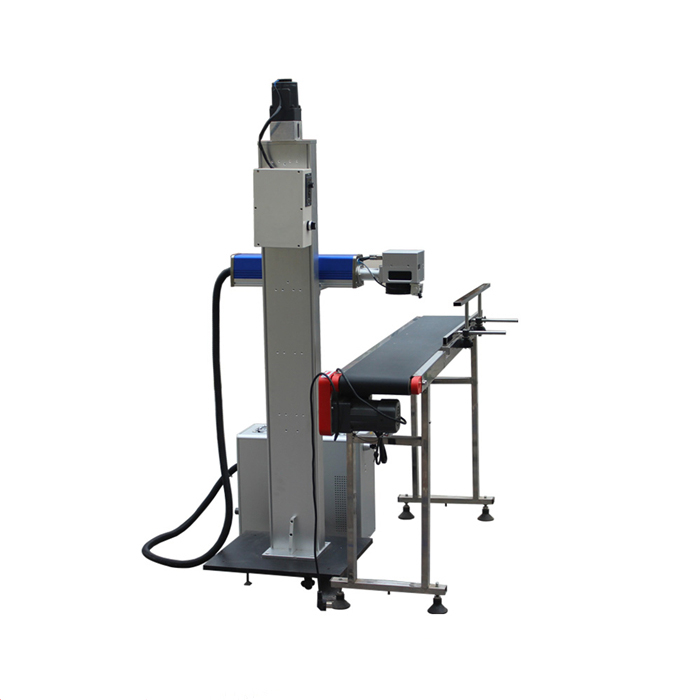 New High Speedy CNC Automatic Conveyor Fiber Laser Marking Machine Vision System Supporting DXF/PLT/BMP/AI/DWG Formats Reci