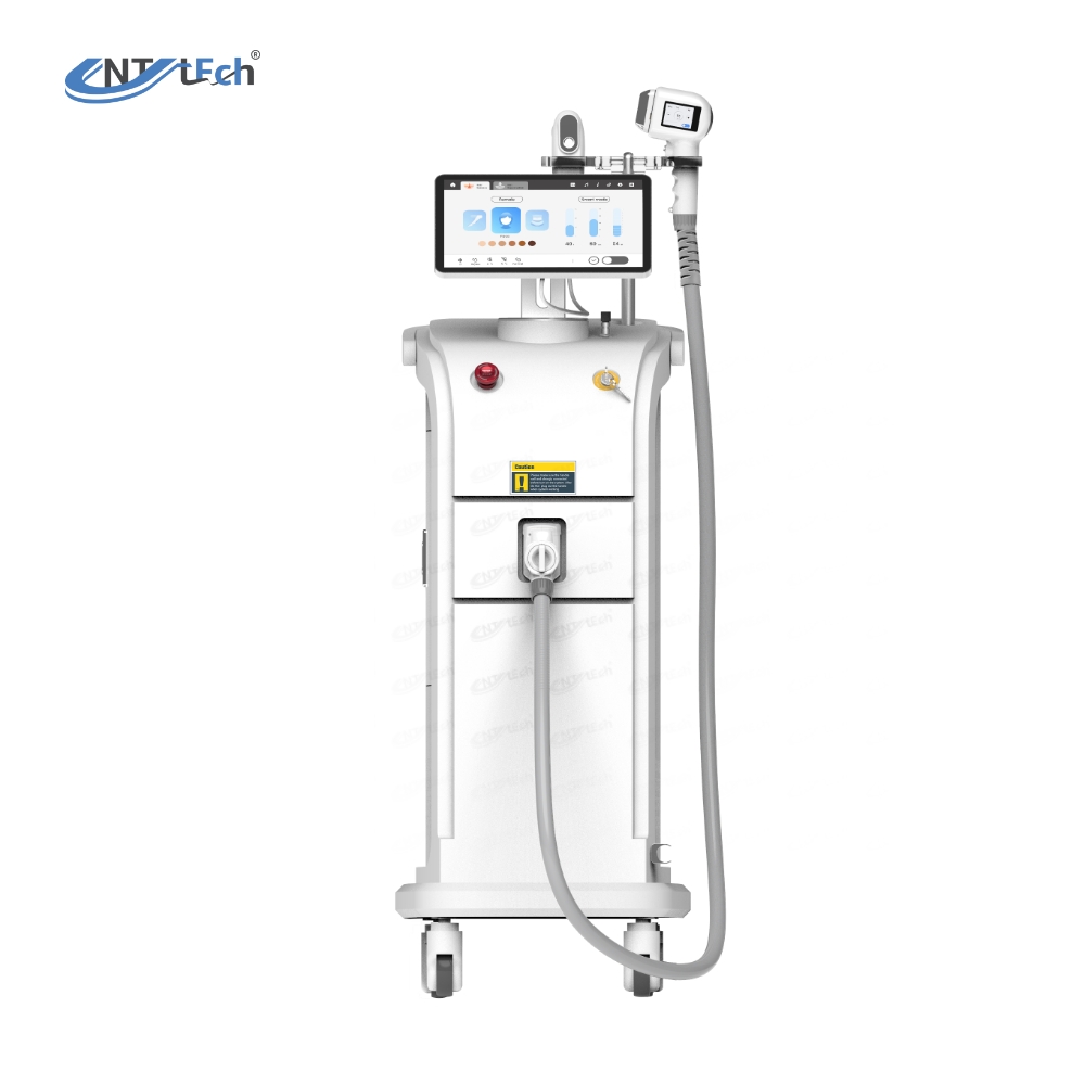 UNT Newest High Power Diode Laser 808 Nm Ice Platinum Titanium 4 Wavelength Diode Laser Hair Removal 2400W 3000W