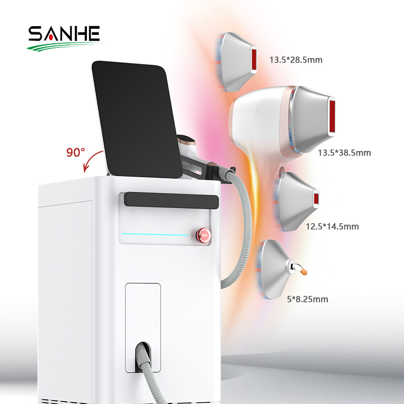 Fast &amp; Comfortable Hair Removal Machine 3000W 808nm Diode Laser with 4 Handles for Full Body Treatment