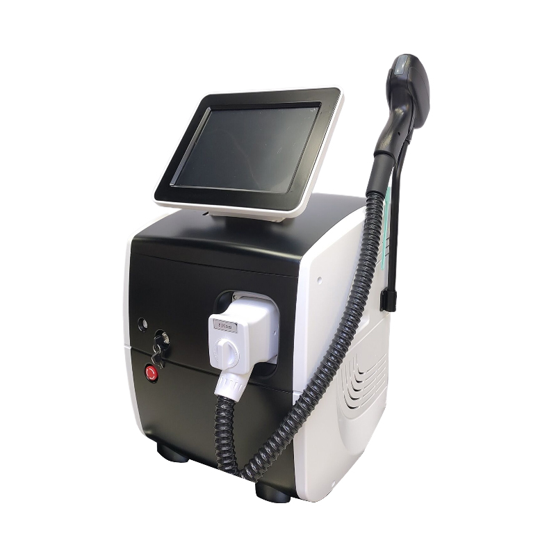Professional High-Power 1600W 4-Wave Diode Laser Hair Removal Device 755nm 808nm 1064nm Radiator Cooling Full Body English