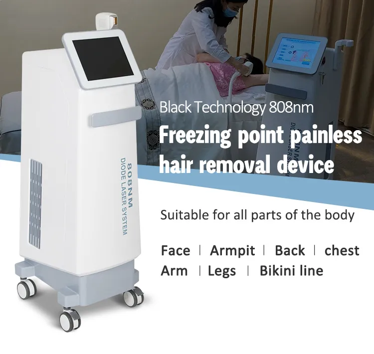 High Power Diode Laser System for Fast Hair Reduction
