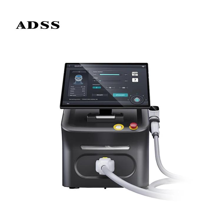 Adss Hot Diode Laser 4 Waves 755 808 940 1064nm Professional 808nm Diode Laser Hair Removal Machine For Sale Limited Time Price