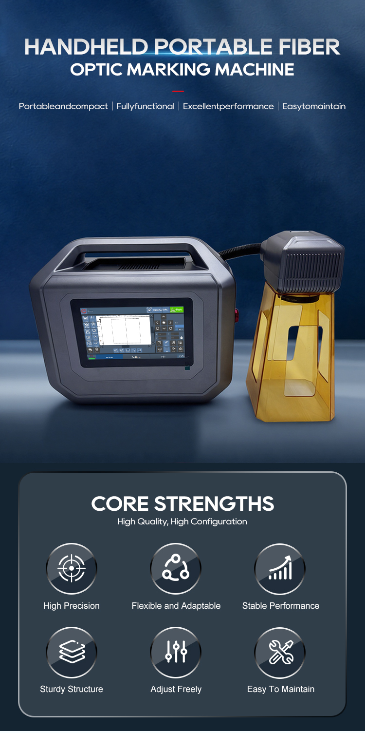 Handheld Portable Fiber Optic Marking Machine Banner
