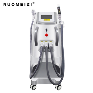 4 in 1 Opt + Ipl+ Rf+ Nd Yag Permanent Laser Tattoo Removal Skin Rejuvenation Beauty Equipment Electrolysis Hair Removal Machine