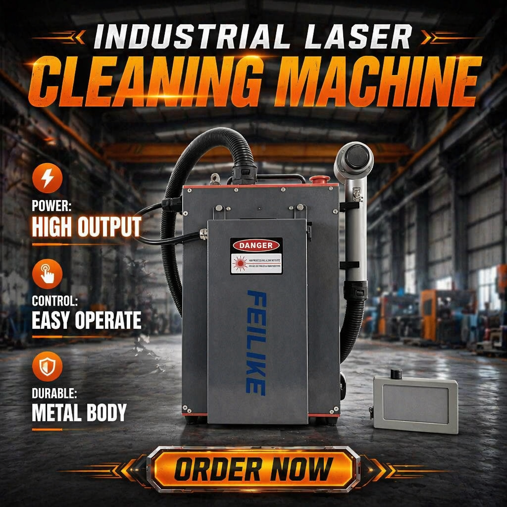 High Efficiency Laser Cleaning Machine Remove Paint From Wood With Portable Pulse Laser System For Furniture Restoration
