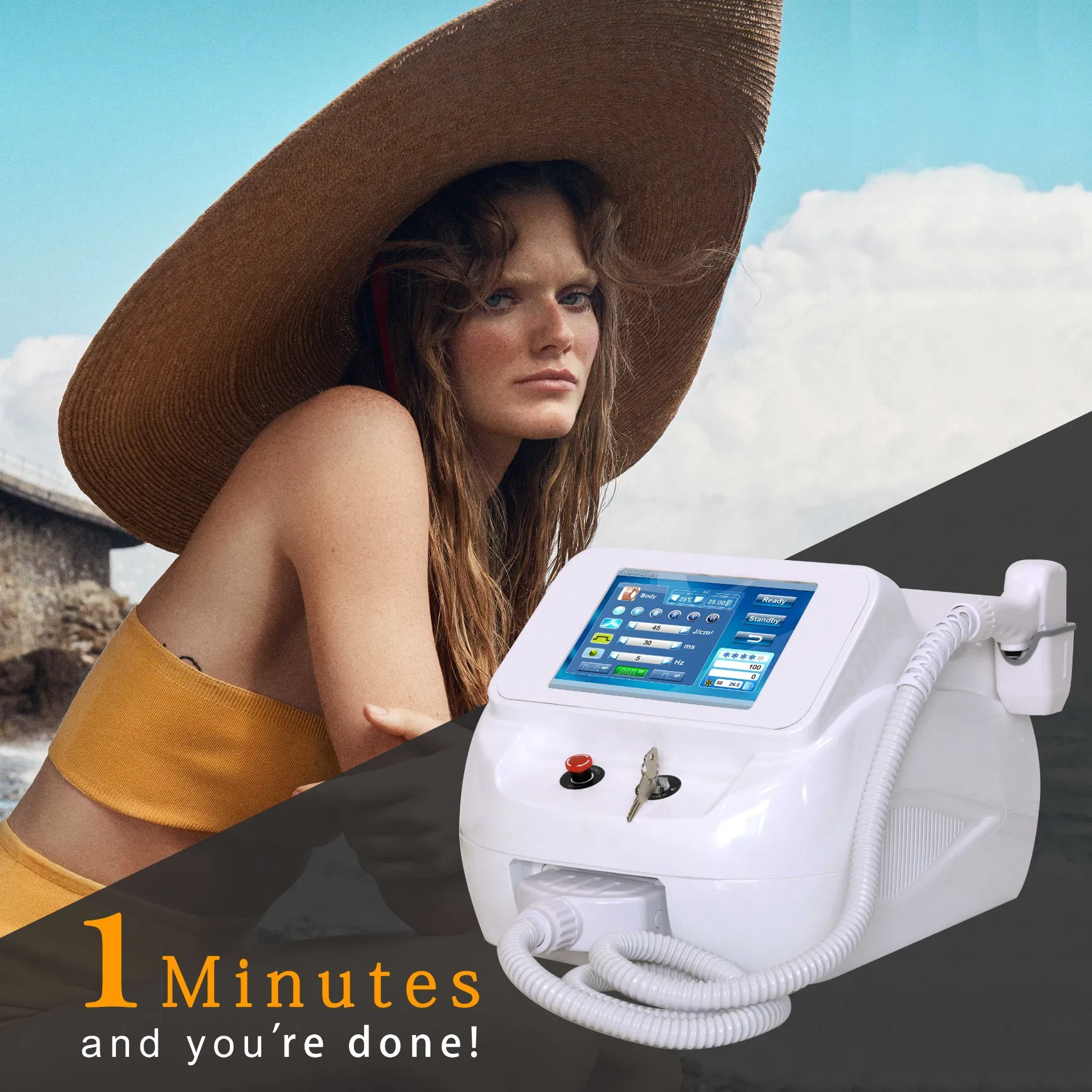 The Most Advanced Permanent Hair Removal Machine 808nm Diode Laser Hair Removal System
