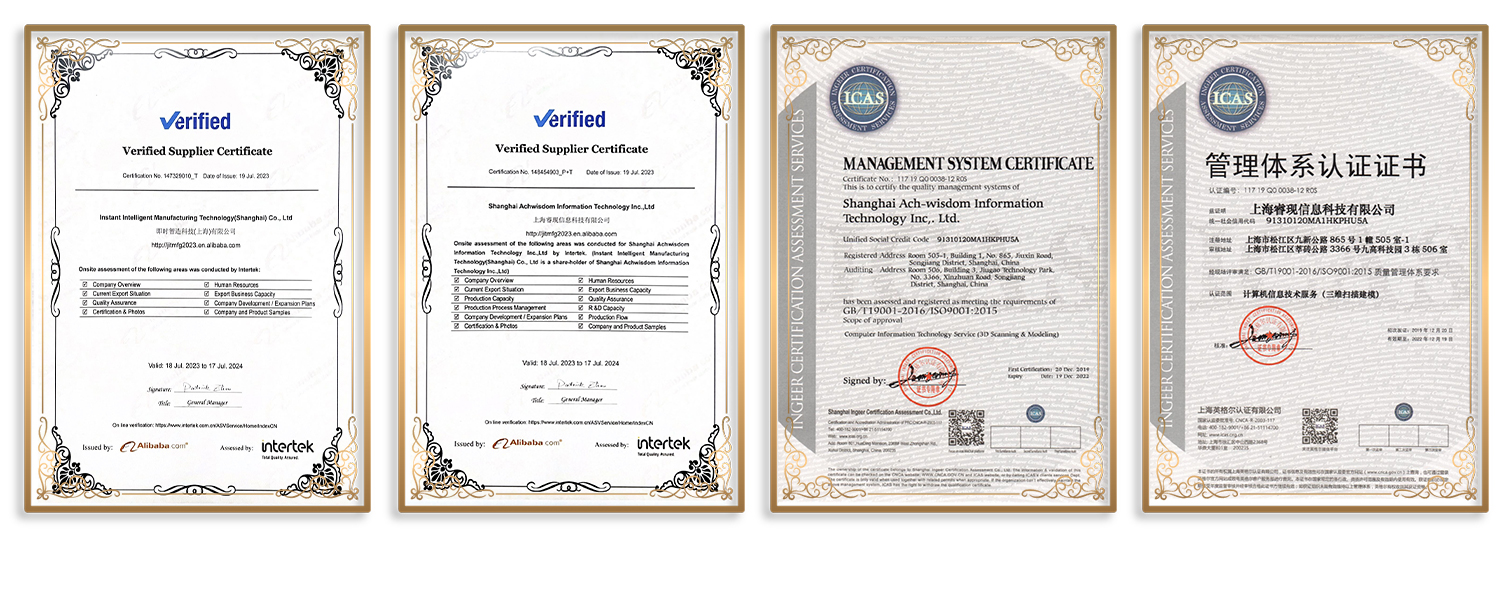 Certificates